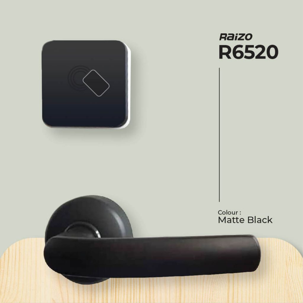 Raizo R6520 hotel lock is the best selling hotel lock of supplier in Singapore.