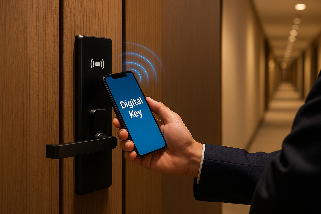 Mobile Key Lock Best Hotel Door Locks in Singapore : Smart, RFID & Electronic